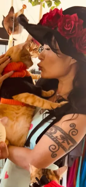 Miss Meow, founder of Purr Vida Lounge